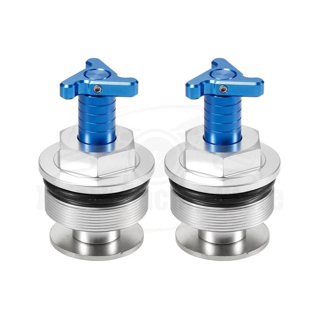 Tampas De Garfo De Pré-Carga Para Kawasaki KL650 KLR650 1996-2007 38mm Tubo Parafusos De Choque Ajustáveis 44029-1042