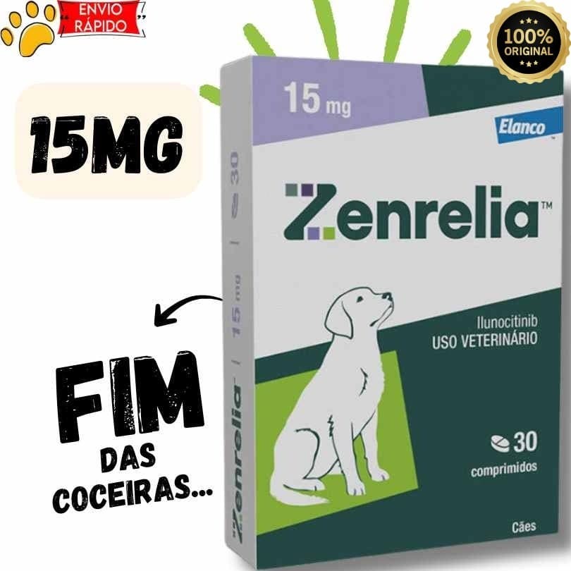 Zenrelia 15mg 30 Comprimidos Para dermatite - Elanco