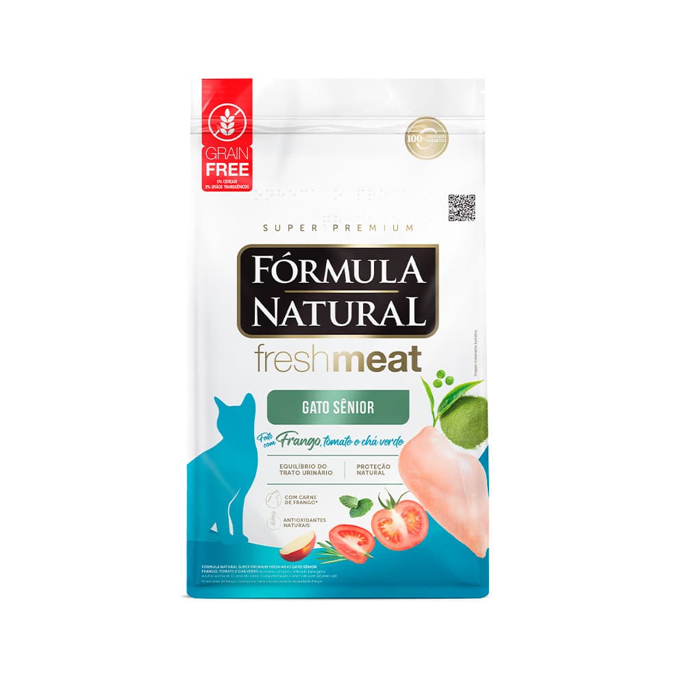 FORMULA NATURAL FRESH MEAT GATO SENIOR 7+ FRANGO 10,1KG