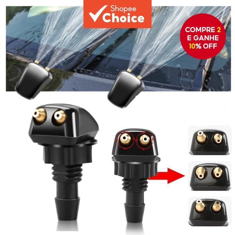 Novo 1Pc Bico Universal para Limpador de Para-brisa Frontal de Carro / Capa de Jato de Água / Kit de DIY / Ferramentas