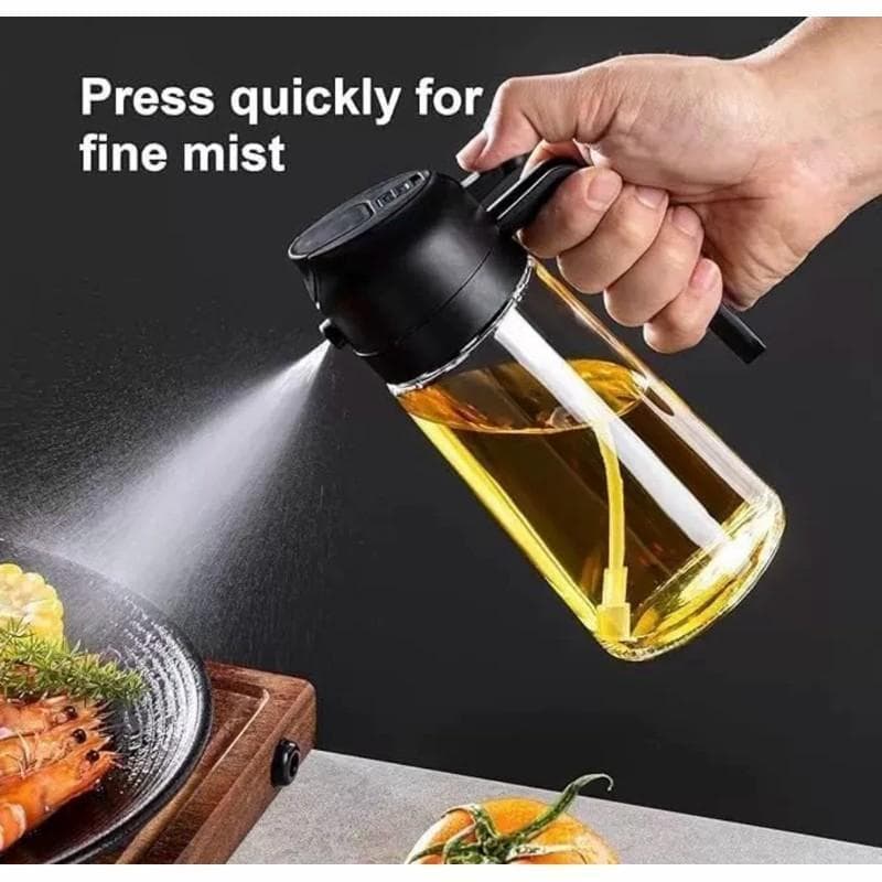 Spray de Óleo para Cozinha Vidro 200ml Borrifador Azeite Vinagre Air Fryer Oferta