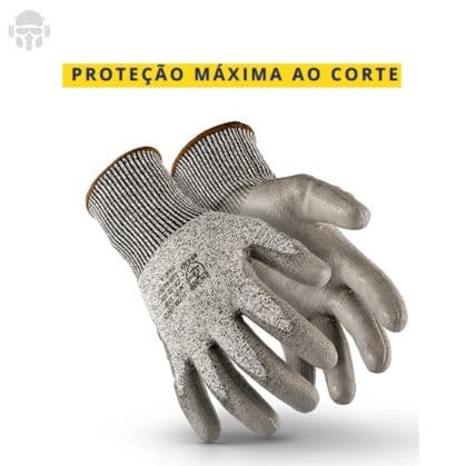 Luva Anticorte Profissional Super Safety SS1008 Nível 5 CA 32036
