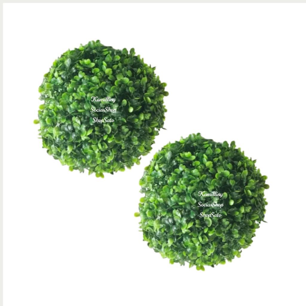 Kit 2 Unidades Buchinhos 13CM Grama Artificial Decoração Verde Enfente