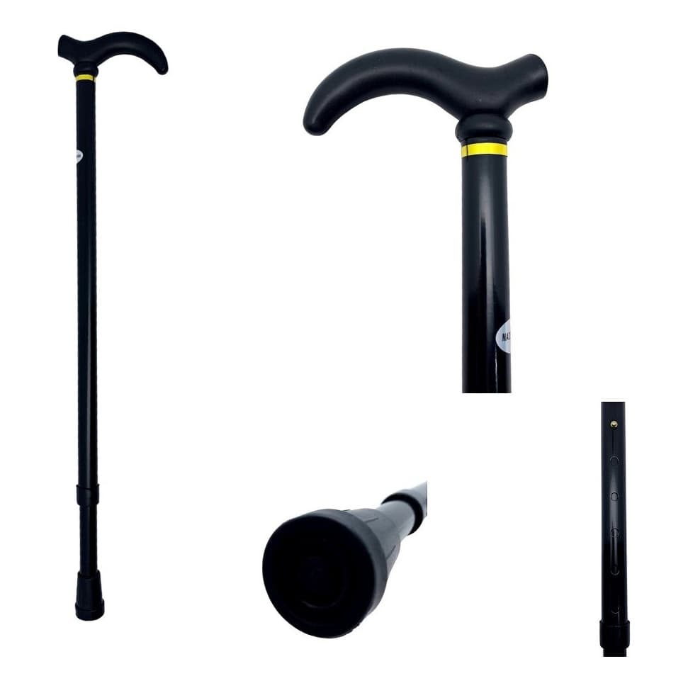 Bengala Bastão Alumínio Com Regulagem Para Adultos E Idosos