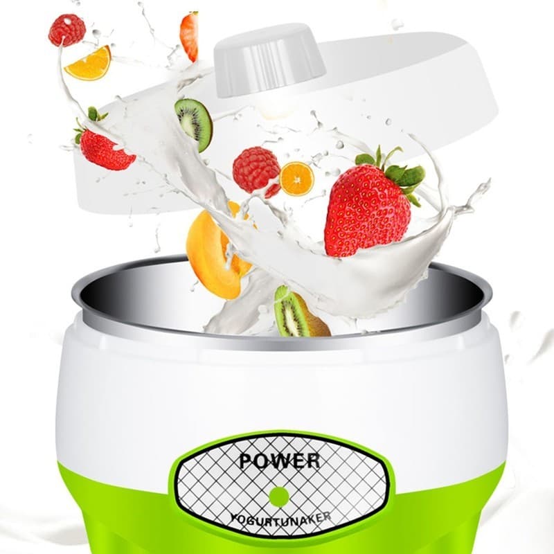 Fabricante De Iogurte Compacto , Máquina De Fazer Grego , Faça Você Mesmo , Caseiro Para Casa , Orgânico , Queijo , Plug