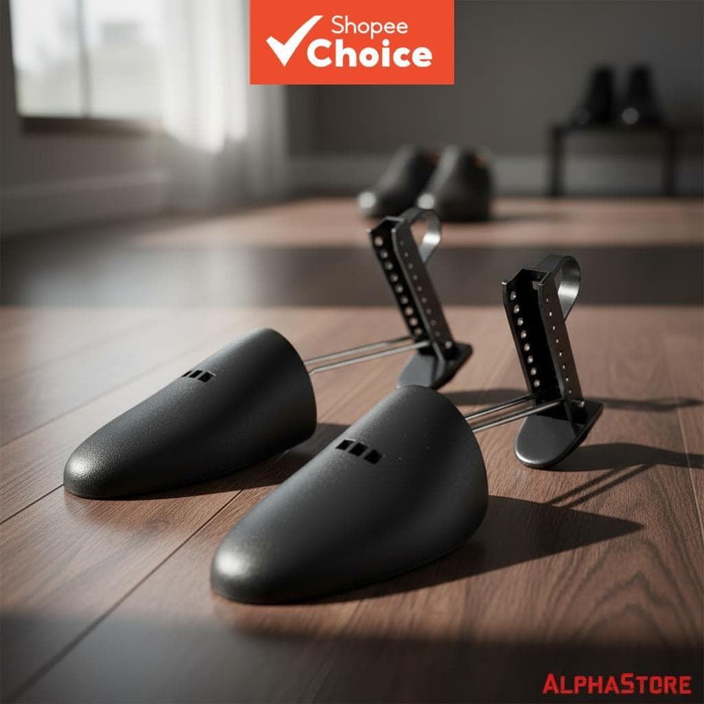  1 Par de Árvores de Plástico Ajustáveis para Sapatos e Botas, Modelador, Suporte e Organizador para Homens e Mulheres,
