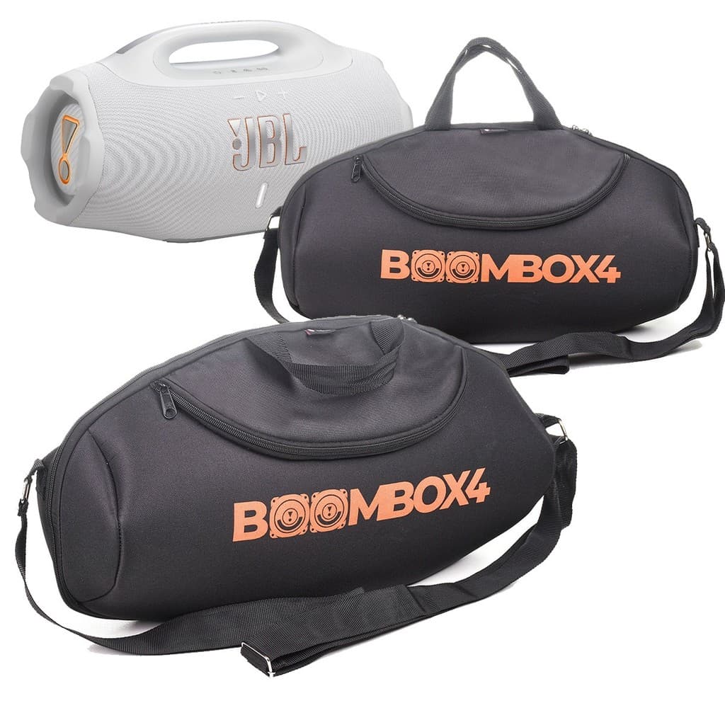 Bolsa Case Capa Protetora Compatível Caixa Boombox 4 Super Resistente Impermeavel Reforçada