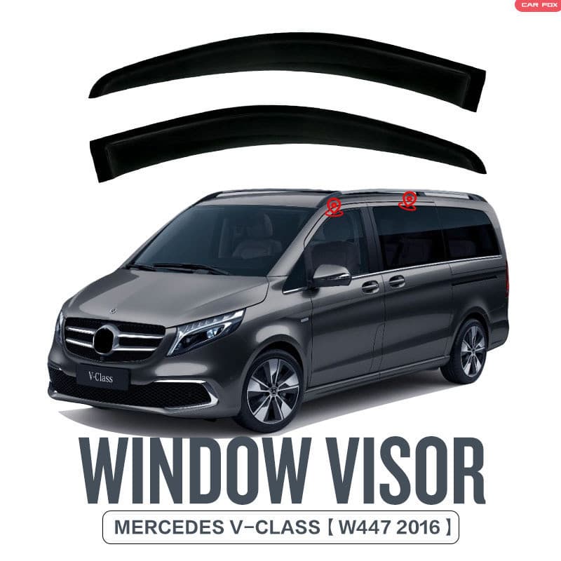 Adequado para mercedes-Benz mercedes v-class Weiting viseira mercedes v-class janela viseira modificado venda quente