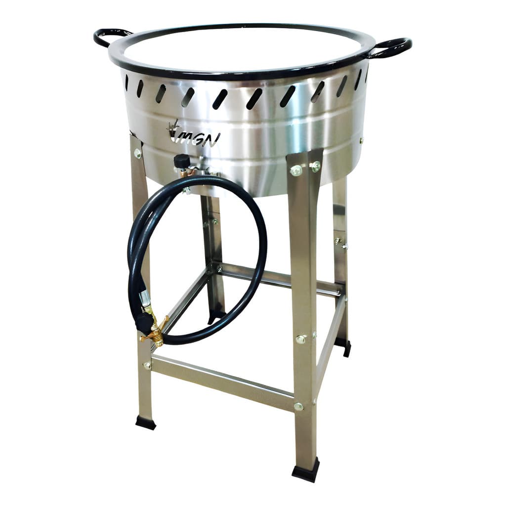 Fritador Fogão Pasteleiro A Gás N.18 10 Litros Pastel Inox