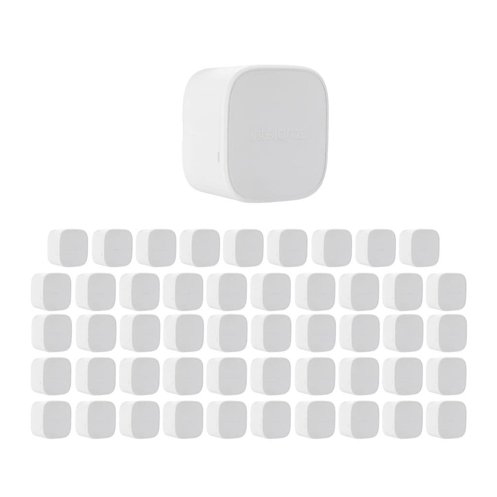 Kit 50 Caixas de Passagem Plástica Câmeras Bullet/Dome Interno VBOX 1000 Mini Intelbras