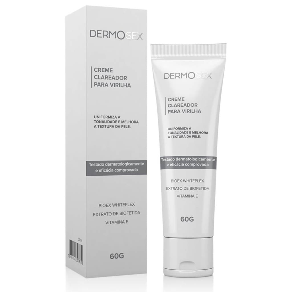 Creme Clareador Íntimo para Virilha e Axilas Dermosex - 60g