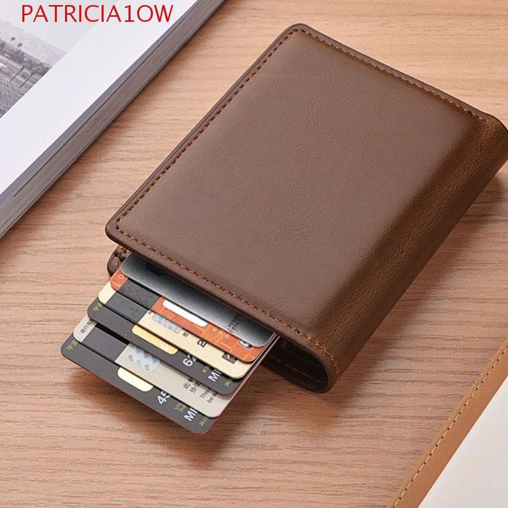 PATRICIA1OW Bolsa Clutch Empresarial , Carteira Curta Masculina Antifurto RFID À Prova D'água , Para Cartão PU De Grande