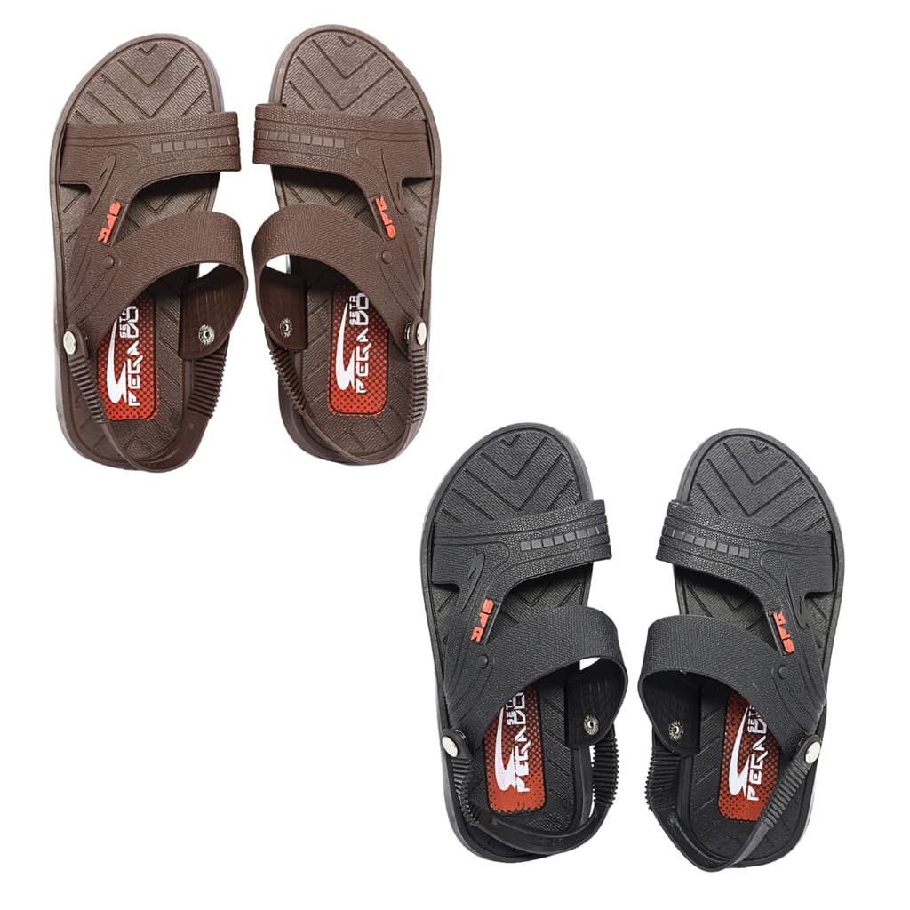 Kit 2 Pares De Sandálias Masculina Anatomica Confortável Tamanho Especial Chinelo Papete Franciscana