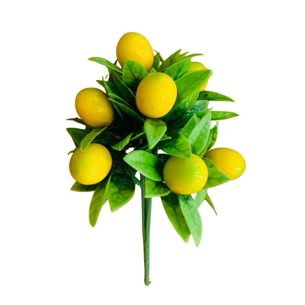 Ramo De Limão Artificial Cortes Fontes De Festa Decoração De Casa Ornamento De Frutas