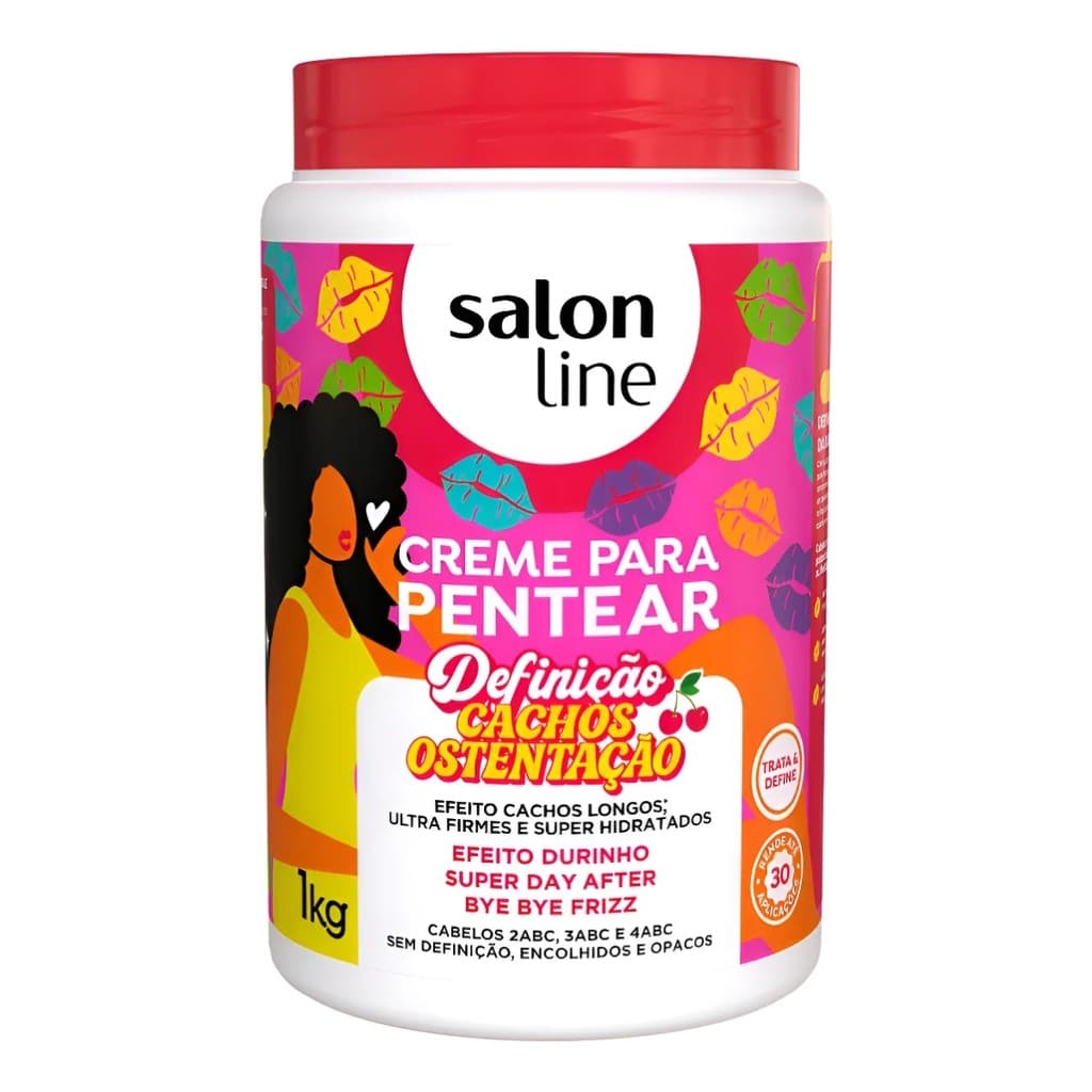 CREME PARA PENTEAR DEFINIÇÃO CACHOS OSTENTAÇÃO SALON LINE 1KG