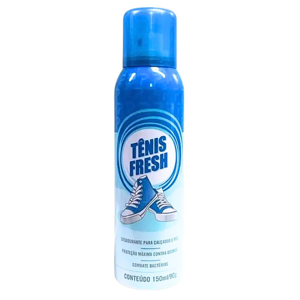 Tênis Fresh Desodorante Para Calçados E Pés Petroplus 150ml Tenispe Antiodor Antibacteriano Frescor