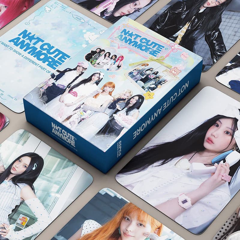 55pcs/box ILLIT Photocards Não Bonito Mais Bomba Wonhee Álbum KPOP LOMO Cartão De Coleção