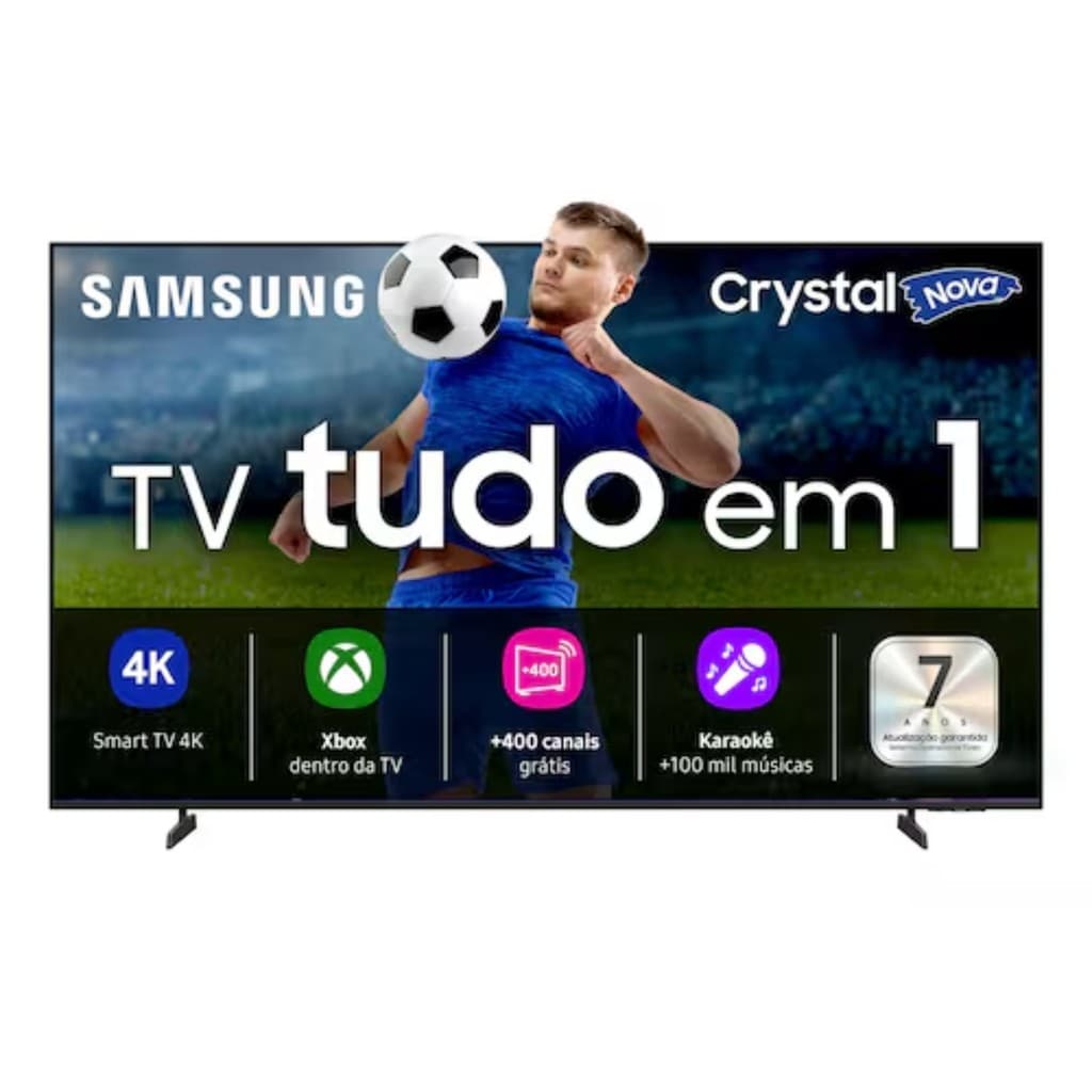 Smart TV Samsung 70” 4K Crystal UHD UN70U8500 HDR10 Gaming Hub Wi-Fi Bluetooth Bivolt