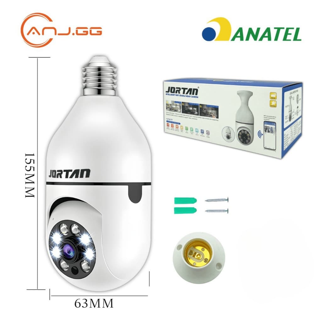 câmera de segurança wi fi KIT 4 Com Microfone e Alto-falante Visão Noturna, 360°via App yosse