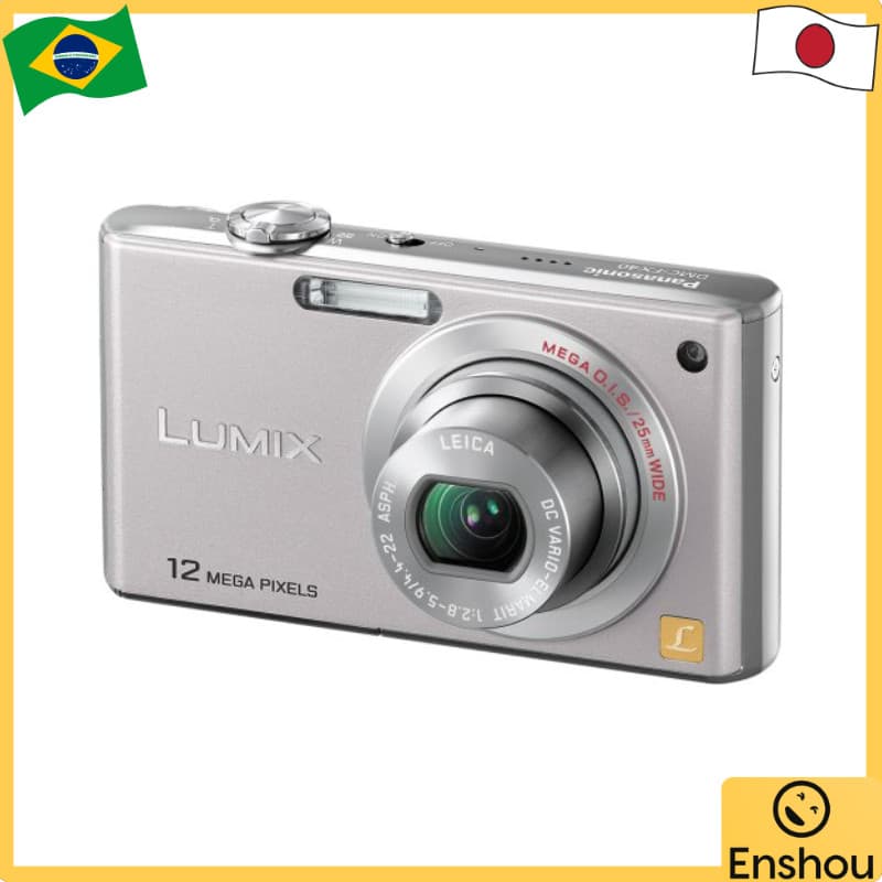 [USED]Do Japão [USADO] Câmera Digital LUMIX FX40 Prata Preciosa DMC-FX40-S