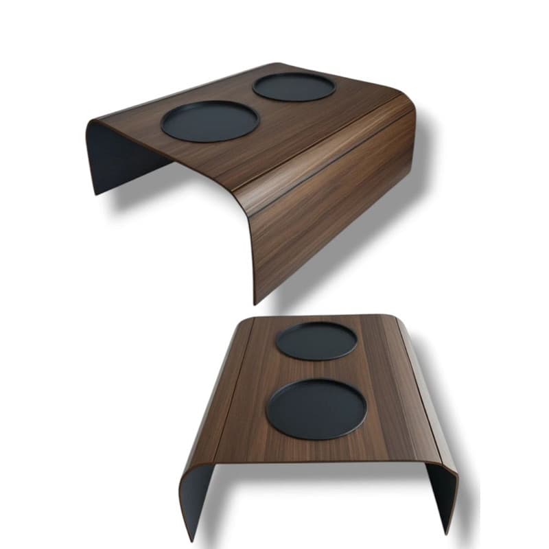 Porta copos flexíveis para sofá - Kit com 2 unidades Elegante Qualidade em MDF Decorado Protetor