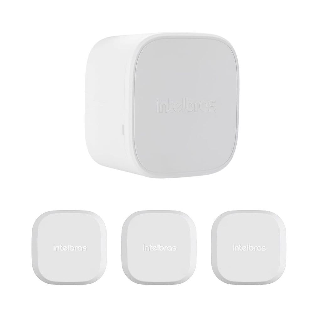 Kit 4 Caixas de Passagem Plástica Câmeras Bullet/Dome Interno VBOX 1000 Mini Intelbras