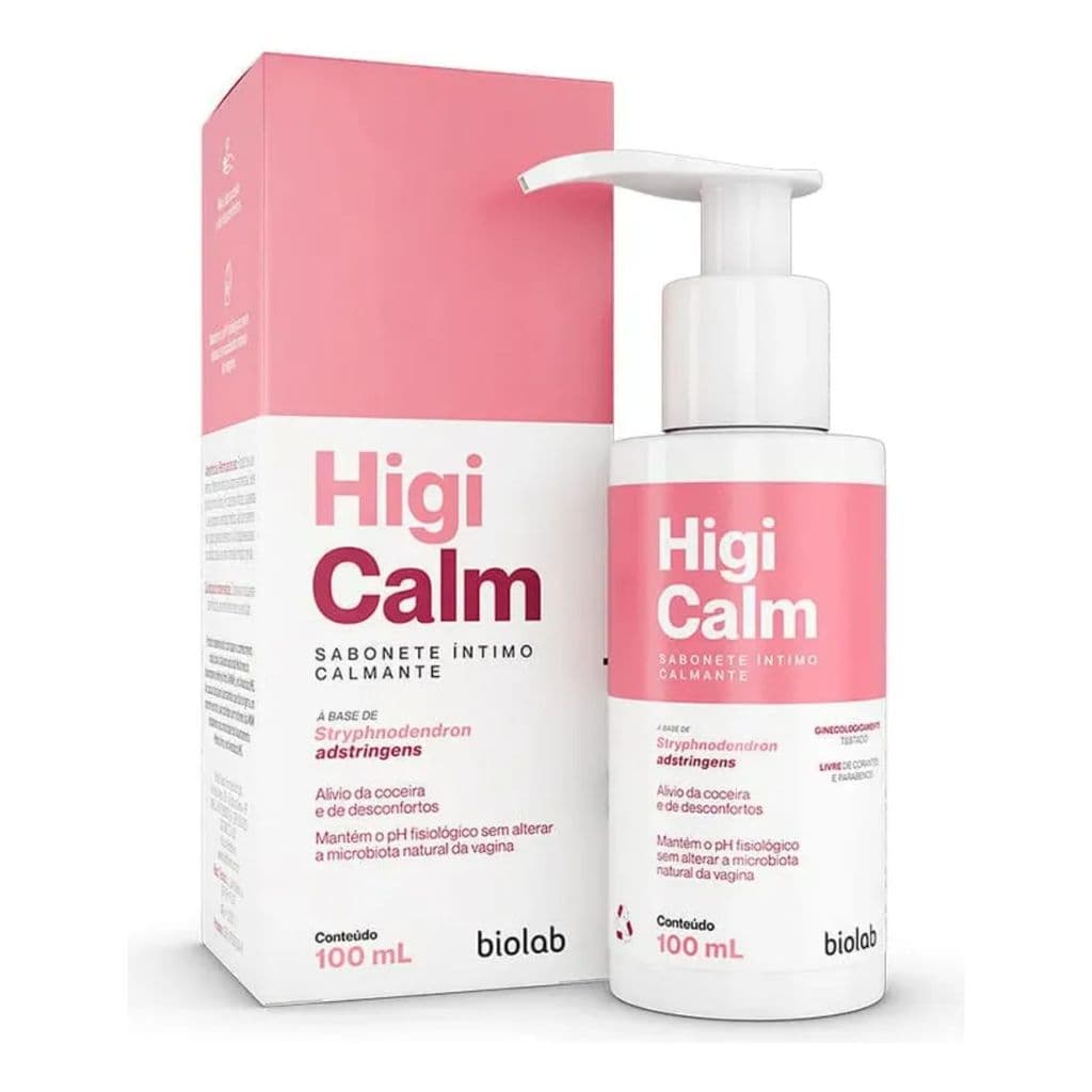 Sabonete Íntimo Higicalm Calmante Frescor Diário Max 100ml