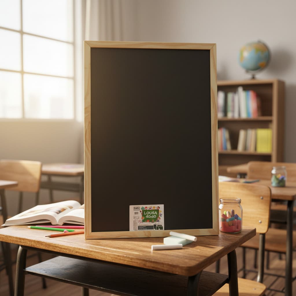 Lousa Quadro Negro Branco Verde 40x60cm 35x45 cm 26x36 cm + Brinde Apagador E Giz Escolar