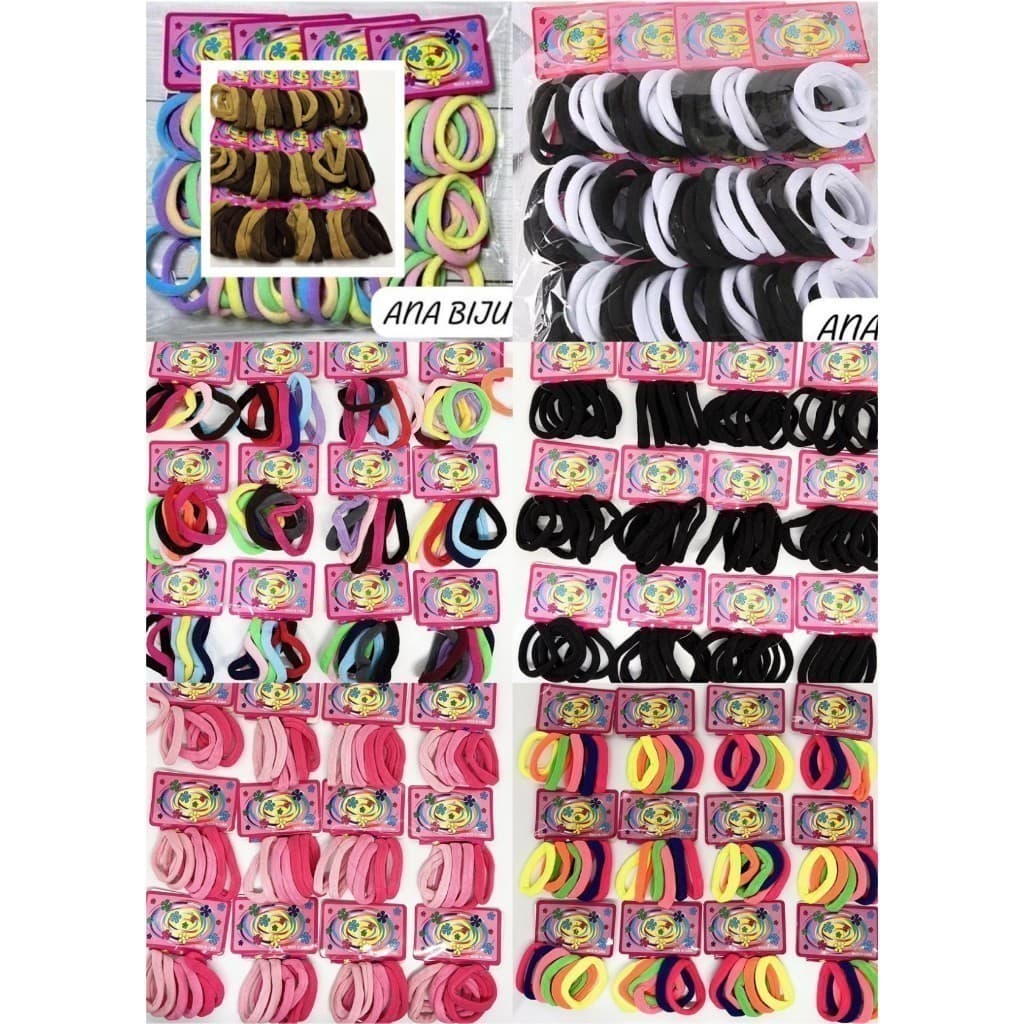 KIT 504 unidades Médio Xuxinha para cabelo de Meia  Rabico e elástico para cabelo Scrunchie-GUI ANA