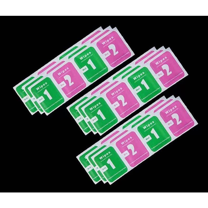 Kit 1000 pc Alcool 1 2 Para Limpeza De Tela Para Aplicar Pelicula