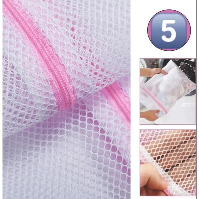 Kit 5 Sacos 40x 50 Cm Para Lavar Roupas Delicadas Com Ziper roupas delicada de mulher lava roupas