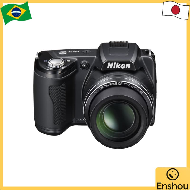 [USED]Do Japão [USADO]Nikon Digital Camera COOLPIX L110 Black