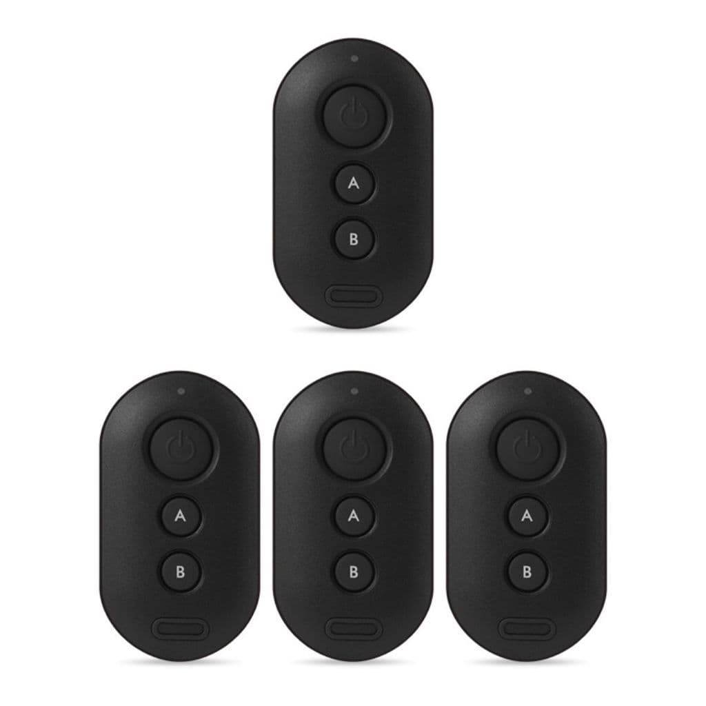 Kit 4 Controle Remoto para Alarme e Portão XAC 4000 Smart Preto Intelbras