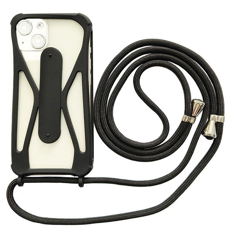 Cordão Com Capa Universal de Silicone Para Pendurar, alça esportiva, suporte Anti-Perda