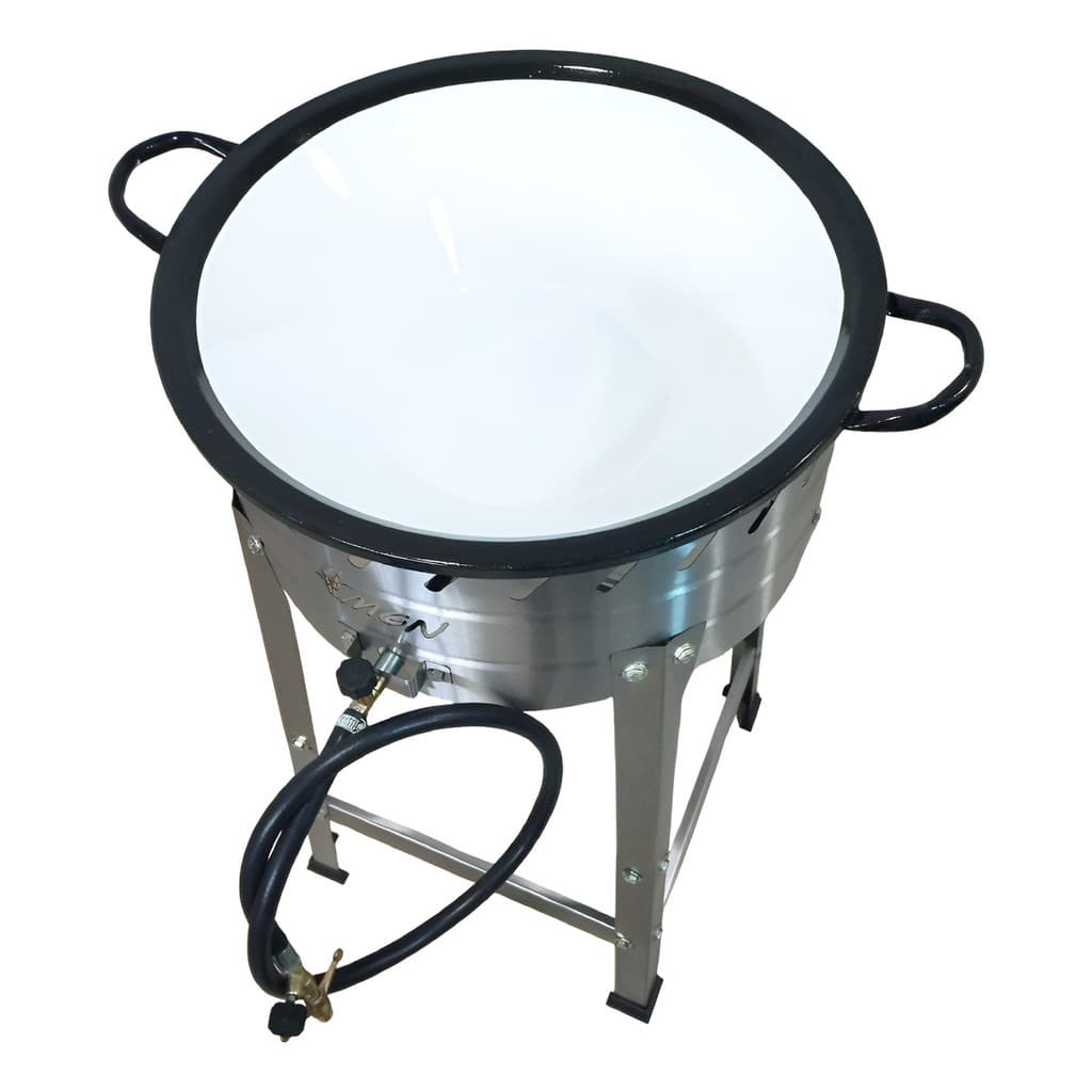 Fritadeira Pasteleiro Tacho 10 Litros De Oleo Á Gás