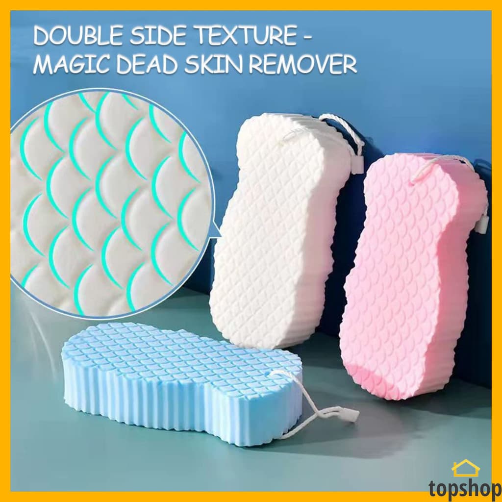Esfoliante Esponja Macia Purificador Corporal De Banho Ideal Para Bebês E Adultos Remover Pele Morta