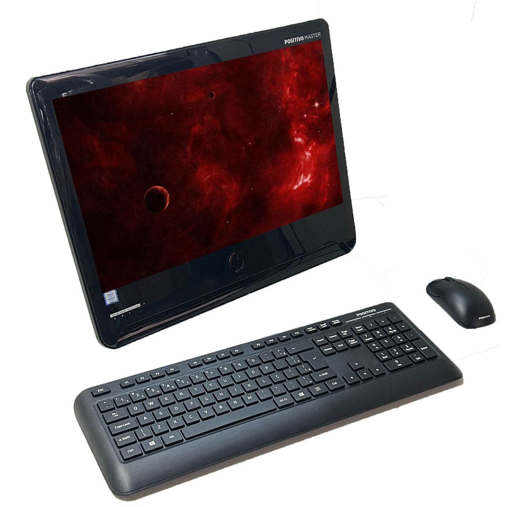 All In One Positivo Master  A2100 Intel Core I5-7200U Memória DDR4 8Gb HD 500Gb