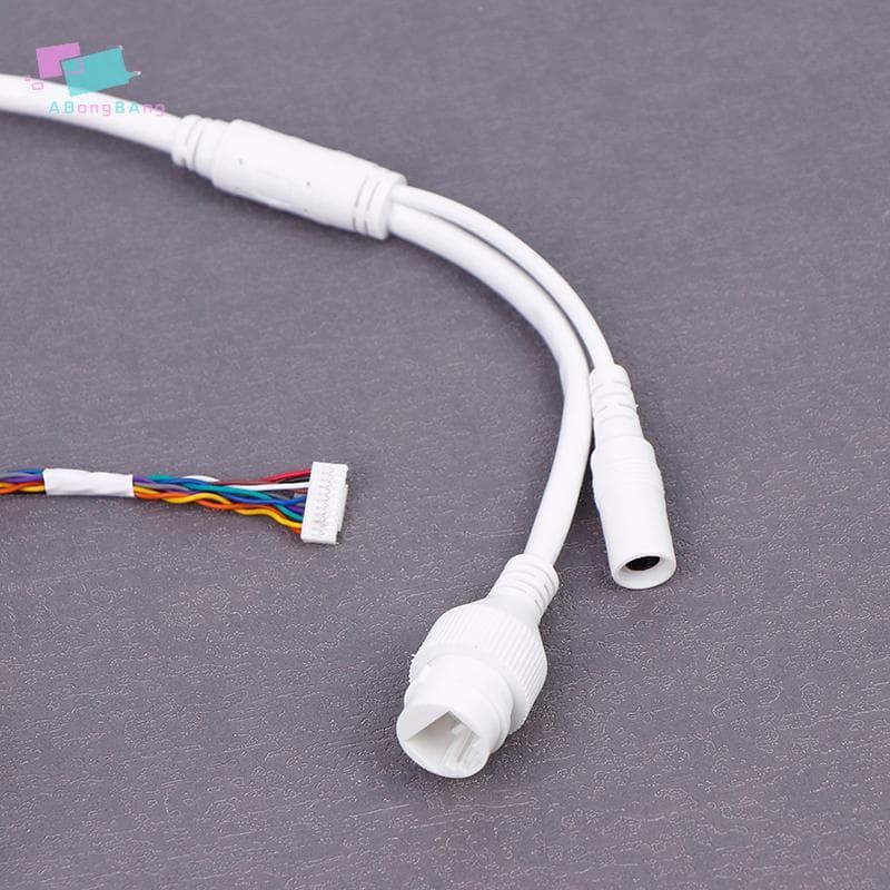 Abongbanghn Cabo Traseiro Da Câmera Ethernet Lan PoE RJ45 De Rede 10 Pinos 10 Para IP