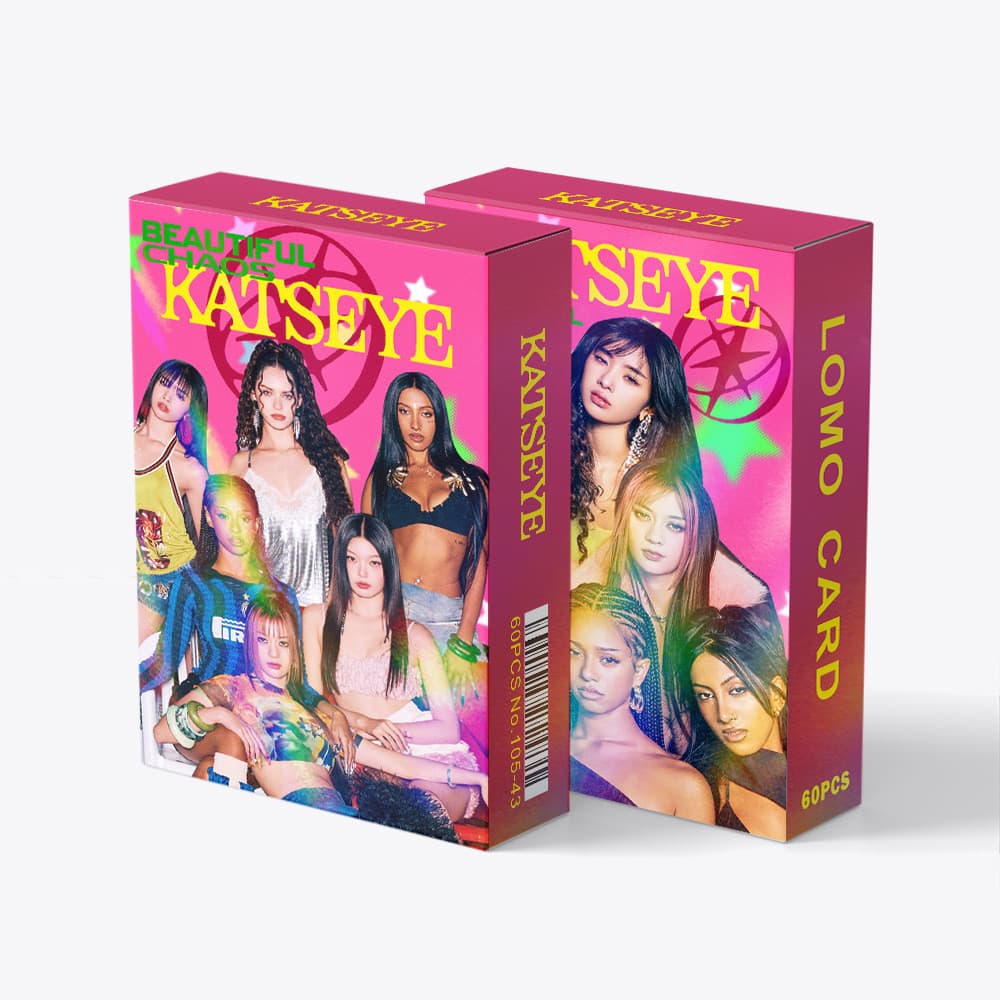 30-124pcs KATSEYE BEAUTIFUL CHAOS Álbum Lomo Cards Gabriela SIS Soft É Forte Gnarly Photocards MANON SOPHIA Danieela LAR