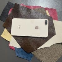 Camada Superior de Couro Bovino Material de Couro Genuíno Feito à Mão DIY Grão de Lichia Tecido de Couro Genuíno Estofam