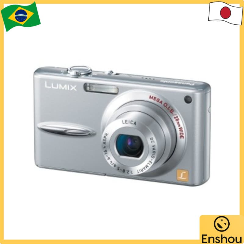 [USED]Do Japão [USADO] Câmera Digital LUMIX DMC-FX30 Prata Preciosa