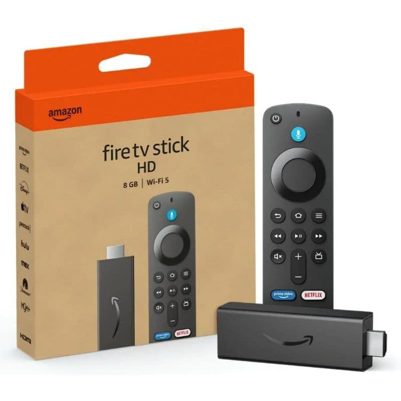 Adaptador Fire Stick TV Full HD 3ª Geração Alexa Comando de Voz Original - Preto Novo Amazon
