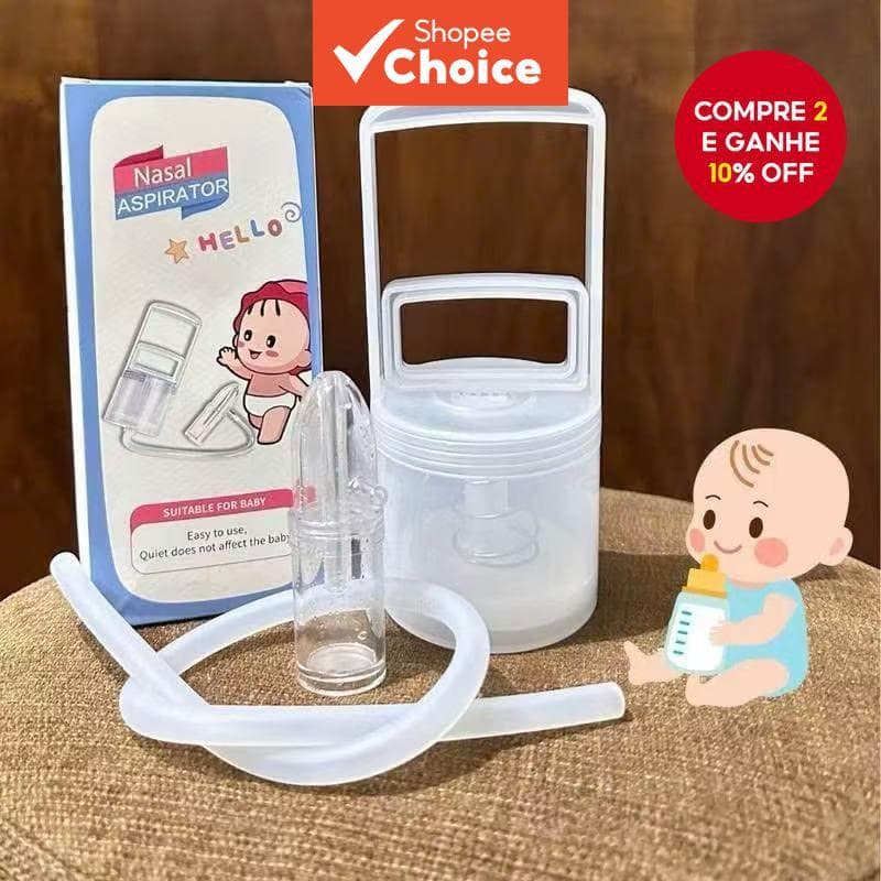 Aspirador Nasal Para Bebês-Sucção Suave De Muco Alívio Da Congestão E Cuidados Com O Frio