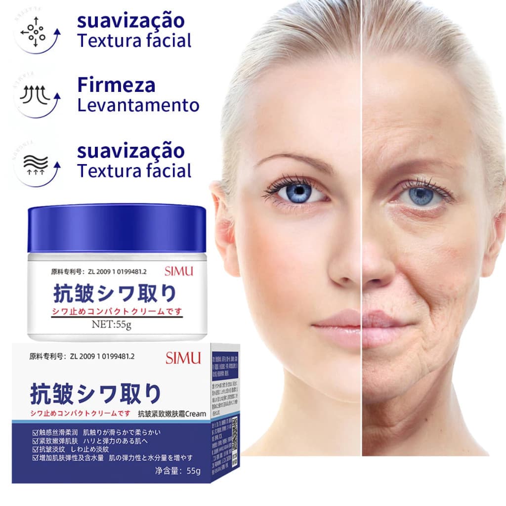 Tecnologia Japonesa 28 Dias Antirrugas , Reafirmante E lifting Essência De caviar retinol Creme Antienvelhecimento facia