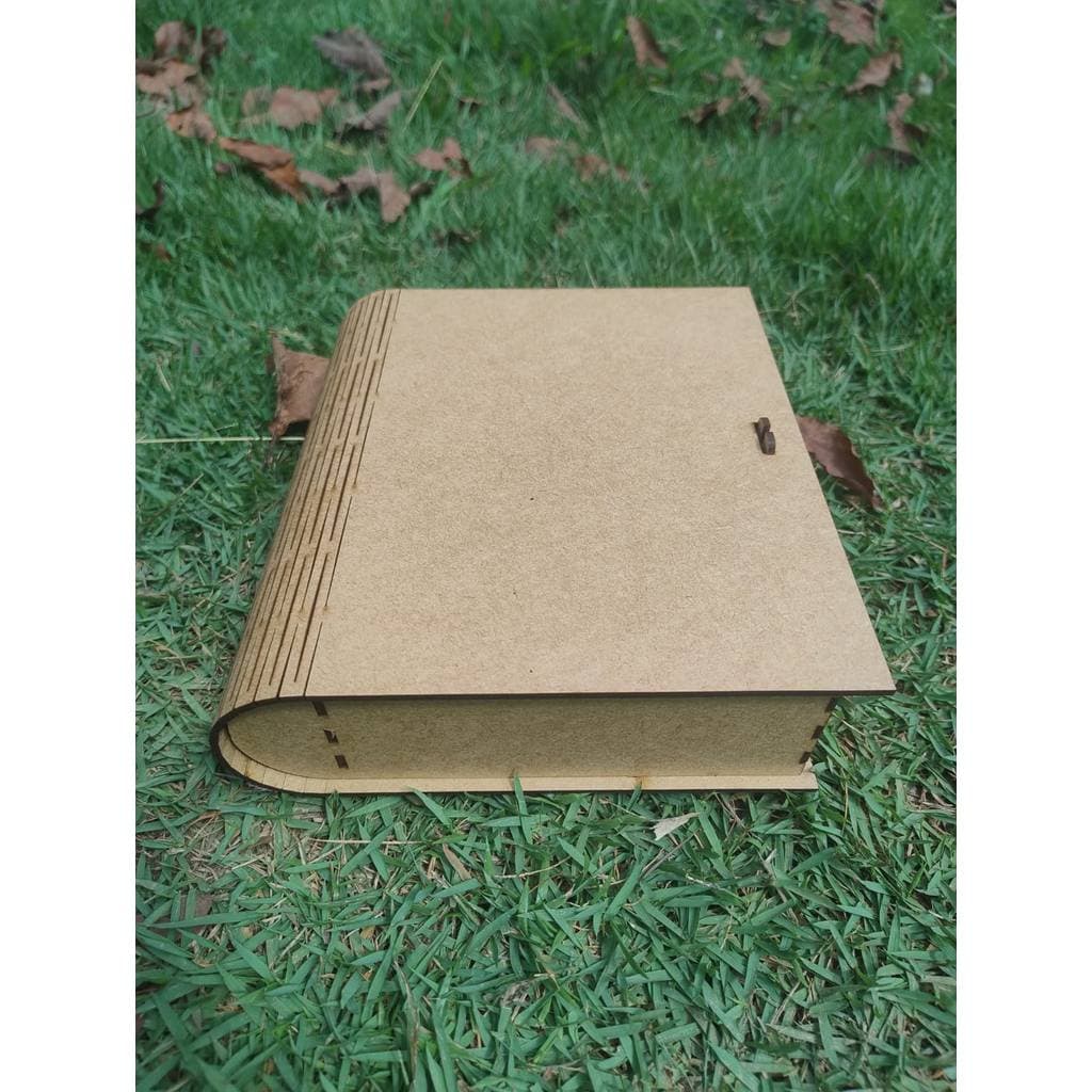 10 Caixas Livro com tampa dobrável caixa decorativa mdf 20x23x6 cm MDF