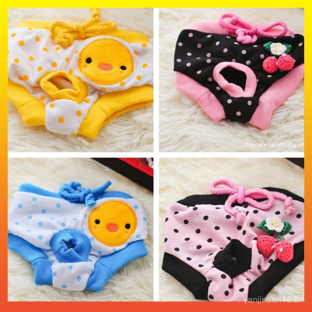 Fralda Fisiológica Lavável Para Cachorros/Filhotes