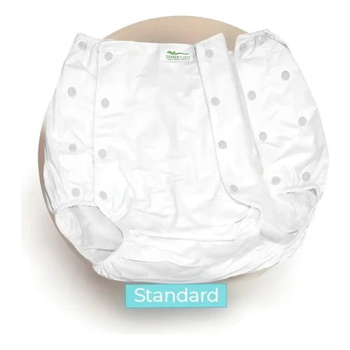 Calça Plástica Geriátrica C/botão Plást. Impermeável Senior