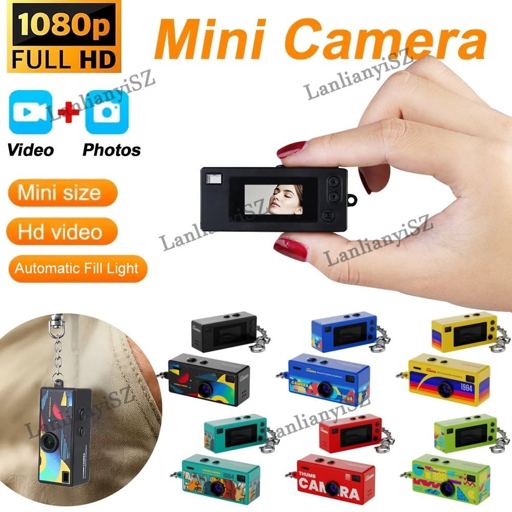 Magecam Polegar Chaveiro Câmera 0.96 Polegada Mini De Ação Retro Suporte Cartão Memória 1080P Muito Pequeno Filmadora Gr