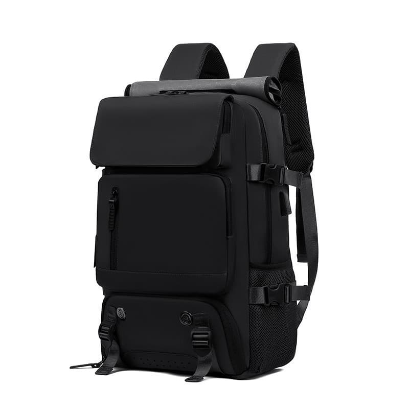Mochila grande multifuncional, bolsa de viagem, mochila, à prova d'água, alça de nylon, usb