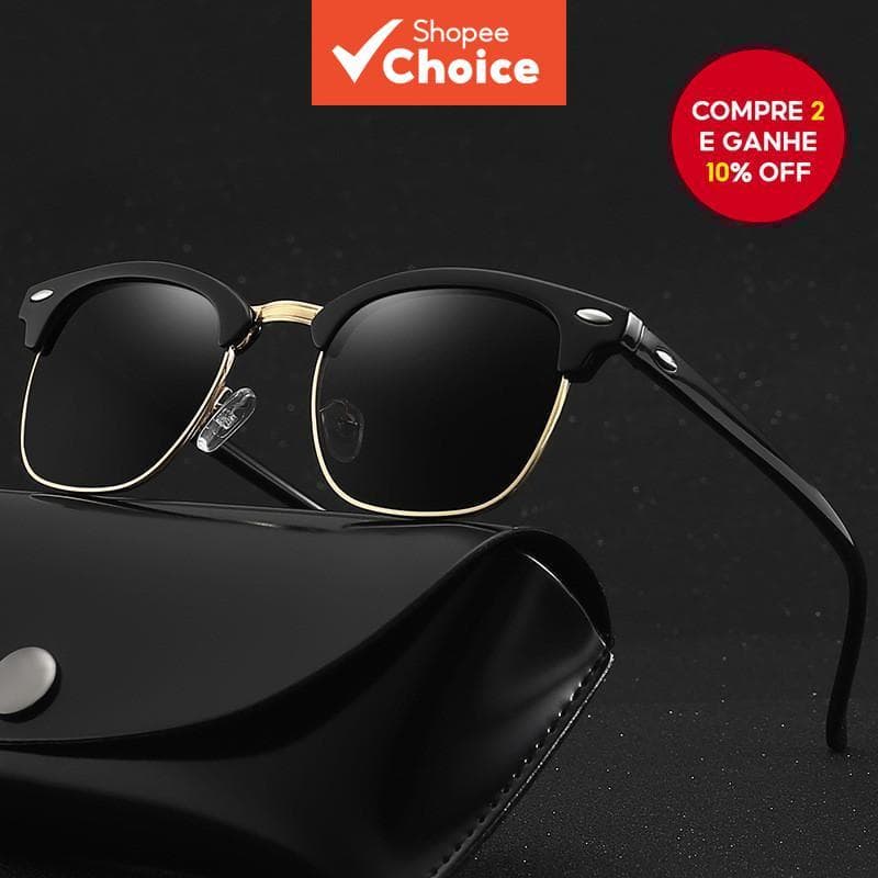 Óculos De Sol Quadrados Clássicos Com Proteção UV400 Para Homens E Mulheres Dirigindo Ao Ar Livre